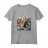 HapTiger T-Shirt Maglietta - Design Gattino e Kraken - Regalo per Amanti degli Animali e Gatti