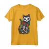 Gatto Teschio di Zucchero Messico Calavera - Maglietta Dia De Los Muertos per Amanti dei Gatti - Regalo Unico per Halloween
