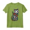Gatto Teschio di Zucchero Messico Calavera - Maglietta Dia De Los Muertos per Amanti dei Gatti - Regalo Unico per Halloween