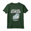 Just A Girl Who Loves Seals - Divertente Foca Costume Maglietta per Donne e Ragazze - Regalo Compleanno o Natale