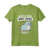 Just A Girl Who Loves Seals - Divertente Foca Costume Maglietta per Donne e Ragazze - Regalo Compleanno o Natale