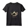 Donna Alice nel Paese delle Meraviglie Vintage Tea Time Maglietta con Collo a V - Citazione Ispirazionale e Design Retro
