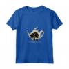 Donna Alice nel Paese delle Meraviglie Vintage Tea Time Maglietta con Collo a V - Citazione Ispirazionale e Design Retro