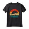Emu Retro Vintage Animali Australiani Maglietta - Design Unico in Stile Retrò per Amanti degli Uccelli