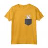 Coniglietto/Rabbit Pocket - T-shirt Maglietta Pasqua Bunny - Regalo Natale Compleanno Ragazzi e Ragazze