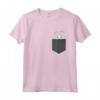 Coniglietto/Rabbit Pocket - T-shirt Maglietta Pasqua Bunny - Regalo Natale Compleanno Ragazzi e Ragazze