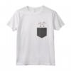 Coniglietto/Rabbit Pocket - T-shirt Maglietta Pasqua Bunny - Regalo Natale Compleanno Ragazzi e Ragazze