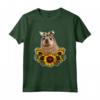 Foca Regalo Girasoli - Divertente Maglietta da Donna con Stampa di Girasoli - Ideale per Compleanni e Natale