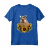 Foca Regalo Girasoli - Divertente Maglietta da Donna con Stampa di Girasoli - Ideale per Compleanni e Natale
