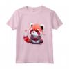 Bambino Animale San Valentino - Amante del Panda Rosso Maglietta Carino per la Festa degli Innamorati - Ideale per Regali Divertenti
