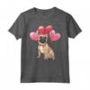 San Valentino Regalo Frenchie Palloncini Bulldog Francese Maglietta - Idea Regalo per Amanti dei Cani - Personalizzata per Compleanni e Natale