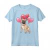 San Valentino Regalo Frenchie Palloncini Bulldog Francese Maglietta - Idea Regalo per Amanti dei Cani - Personalizzata per Compleanni e Natale