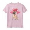 San Valentino Regalo Frenchie Palloncini Bulldog Francese Maglietta - Idea Regalo per Amanti dei Cani - Personalizzata per Compleanni e Natale