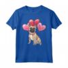 San Valentino Regalo Frenchie Palloncini Bulldog Francese Maglietta - Idea Regalo per Amanti dei Cani - Personalizzata per Compleanni e Natale