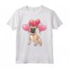 San Valentino Regalo Frenchie Palloncini Bulldog Francese Maglietta - Idea Regalo per Amanti dei Cani - Personalizzata per Compleanni e Natale