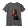Divertente T-shirt Chocolate Lab | Labrador Retriever Dog Body Maglietta - Labrador Lover - Regalo Unico per Amanti dei Cani