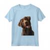Divertente T-shirt Chocolate Lab | Labrador Retriever Dog Body Maglietta - Labrador Lover - Regalo Unico per Amanti dei Cani