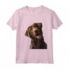 Divertente T-shirt Chocolate Lab | Labrador Retriever Dog Body Maglietta - Labrador Lover - Regalo Unico per Amanti dei Cani