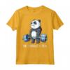 Panda The Struggle Is Real Weightlifting Fitness Gym Funny Maglietta - Cute Workout Coach Gift for Men - Perfect Birthday or Christmas Present