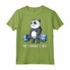 Panda The Struggle Is Real Weightlifting Fitness Gym Funny Maglietta - Cute Workout Coach Gift for Men - Perfect Birthday or Christmas Present