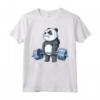 Panda The Struggle Is Real Weightlifting Fitness Gym Funny Maglietta - Cute Workout Coach Gift for Men - Perfect Birthday or Christmas Present