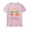 I Like Alpacas And Maybe Like 3 People - Vintage Alpaca Gift Maglietta for Animal Lovers - Funny Tee for Nature Enthusiasts