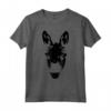 T-shirt con Testa di Animale Asino - Regalo Divertente per Famiglia e Amici - Ideale per Compleanni e Feste