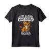 Just A Girl Who Loves Tigers - Divertente Costume Da Tigre Maglietta - Regalo Perfetto per Amanti delle Tigri