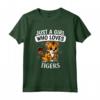 Just A Girl Who Loves Tigers - Divertente Costume Da Tigre Maglietta - Regalo Perfetto per Amanti delle Tigri