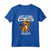 Just A Girl Who Loves Tigers - Divertente Costume Da Tigre Maglietta - Regalo Perfetto per Amanti delle Tigri