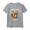 Just A Girl Who Loves Tigers - Divertente Costume Da Tigre Maglietta - Regalo Perfetto per Amanti delle Tigri