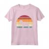 Retro Vintage Sunset Dog Pet Lover Epagneul Breton Brittany Maglietta - Perfect Tee for Dog Owners to Start Conversations