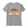 Retro Vintage Sunset Dog Pet Lover Epagneul Breton Brittany Maglietta - Perfect Tee for Dog Owners to Start Conversations