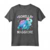 Bambino Tartaruga Sorella Maggiore - Annuncio Gravidanza Big Sister Maglietta - Regalo per Nascite e Baby Shower