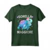 Bambino Tartaruga Sorella Maggiore - Annuncio Gravidanza Big Sister Maglietta - Regalo per Nascite e Baby Shower