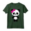 Carina Bambina Panda con Fiocco - Maglietta per Bambini e Donne - Ideale per gli Amanti degli Animali