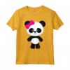 Carina Bambina Panda con Fiocco - Maglietta per Bambini e Donne - Ideale per gli Amanti degli Animali
