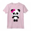 Carina Bambina Panda con Fiocco - Maglietta per Bambini e Donne - Ideale per gli Amanti degli Animali