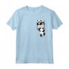 Panda Love - Animal Lover - Panda nella Tasca sul Petto Maglietta - Regalo Perfetto per Natale e Compleanno
