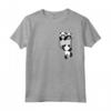 Panda Love - Animal Lover - Panda nella Tasca sul Petto Maglietta - Regalo Perfetto per Natale e Compleanno