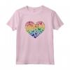 Disegno Grafico di Amore del Cuore della Farfalla Maglietta - Perfetta per gli Amanti delle Farfalle e del Design Colorato