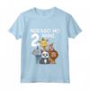 Bambino 2 Compleanno Bambini & Zoo - Maglietta Regalo 2 Anni con Animali - Ideale per Feste di Compleanno nei Parchi Zoologici