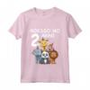 Bambino 2 Compleanno Bambini & Zoo - Maglietta Regalo 2 Anni con Animali - Ideale per Feste di Compleanno nei Parchi Zoologici