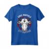 Salva gli Animali, Mangia gli Umani - Satanico Pentagramma Vegetariano Maglietta - Abbigliamento Alternativo per Fan di Satana e Amanti degli Animali