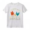 Regalo Divertente Gallina Retro - Maglietta Animale da Fattoria per Amanti dei Polli - Idea Regalo per Natale o Compleanno