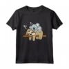 Bradipo Pigro Carino Divertente con Baby Koala Mamma Orso Maglietta - Napping Sloth and Koala - Lazy Day Vibes