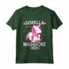 Bambino Unicorno Sorella Maggiore 2023 Annuncio Gravidanza - Maglietta Big Sister per Baby Shower - Regalo per le Figlie Primogenite