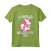 Bambino Unicorno Sorella Maggiore 2023 Annuncio Gravidanza - Maglietta Big Sister per Baby Shower - Regalo per le Figlie Primogenite