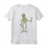 HapTiger The Muppets Kermit The Frog Portrait Maglietta - Officially Licensed Apparel for Kermit Fans