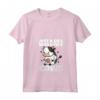Donna Just A Girl Who Loves Cows - Costume Da Contadino Di Mucca Maglietta con Collo a V - Regalo Divertente per Amanti delle Mucche